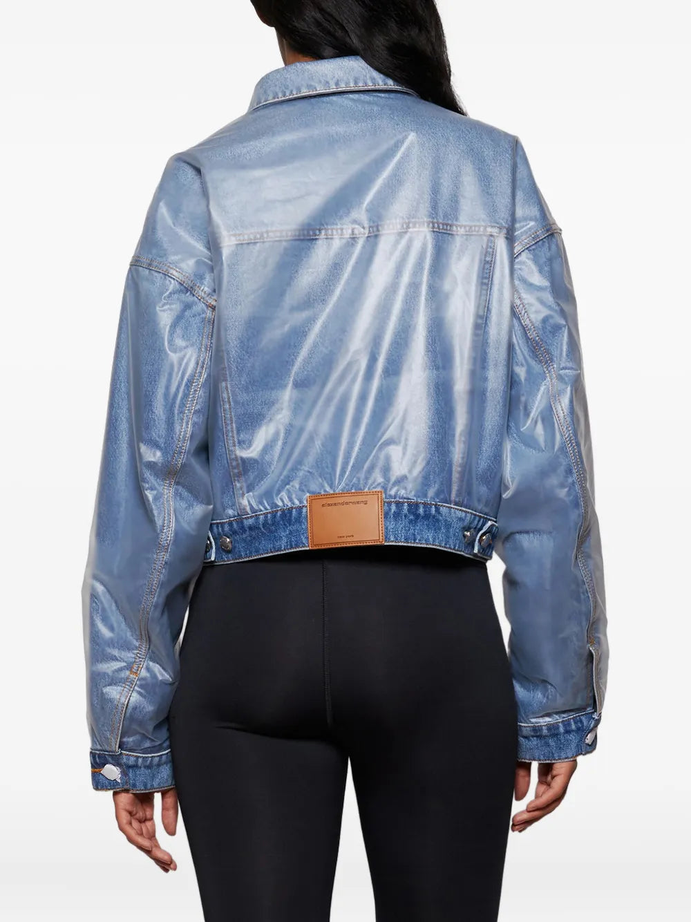 Trucker Jacket With Sheer Outer