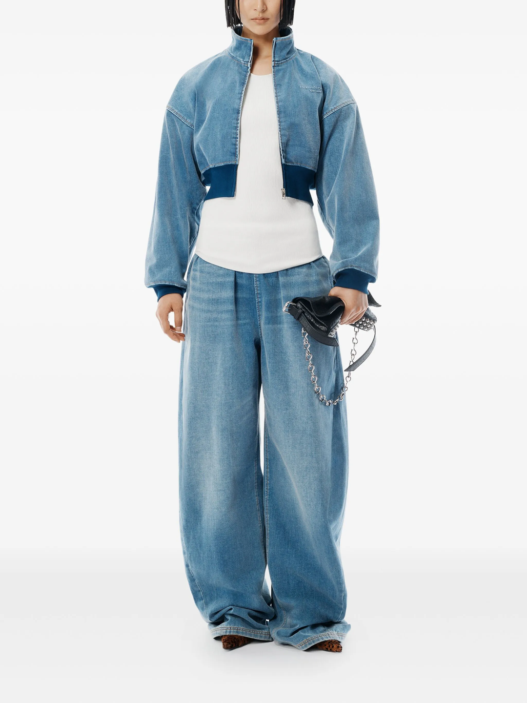 Elasitcated Drawstring Waist Sweatpants