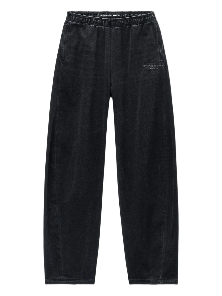 Elasitcated Drawstring Waist Sweatpants
