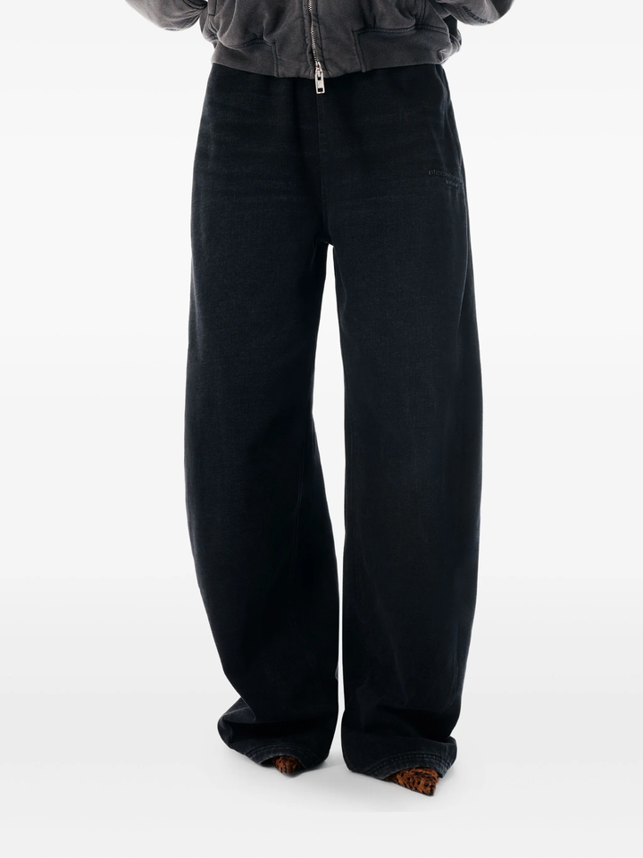 Elasitcated Drawstring Waist Sweatpants