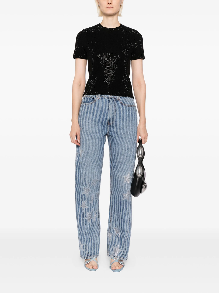 Float Jean With Stars & Stripes