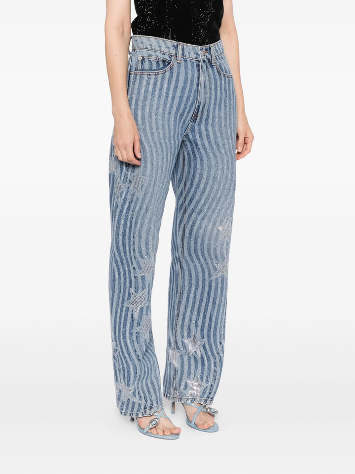 Float Jean With Stars & Stripes