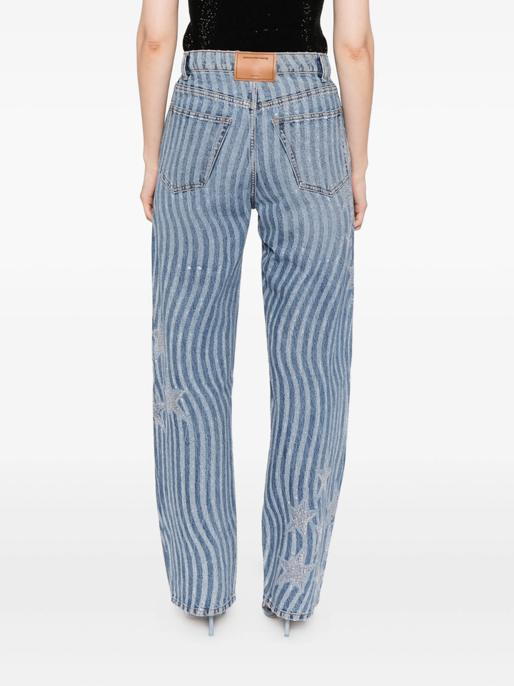 Float Jean With Stars & Stripes