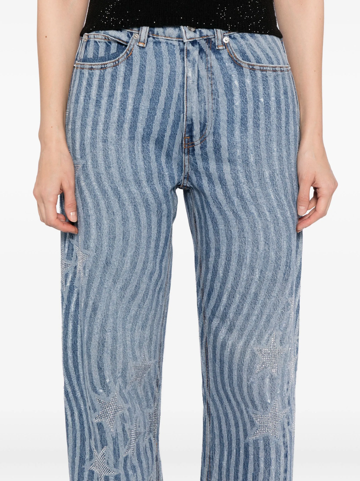 Float Jean With Stars & Stripes