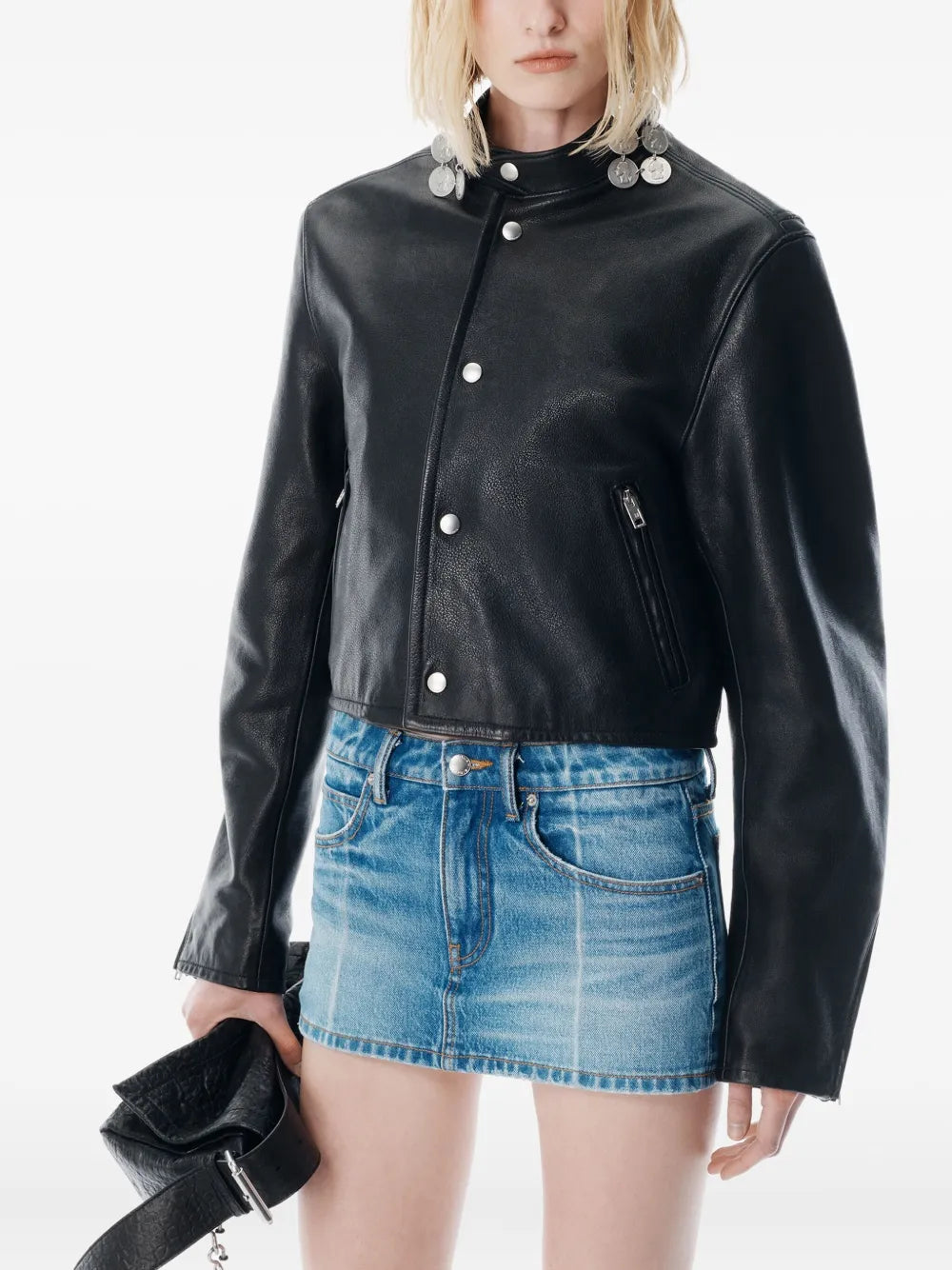Skort With Faded Fold Lines
