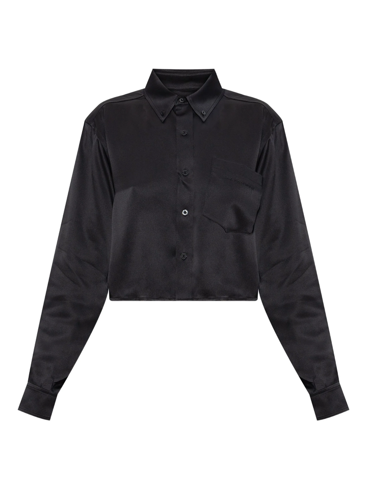 Cropped Boyfriend Shirt