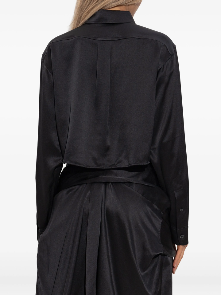 Cropped Boyfriend Shirt