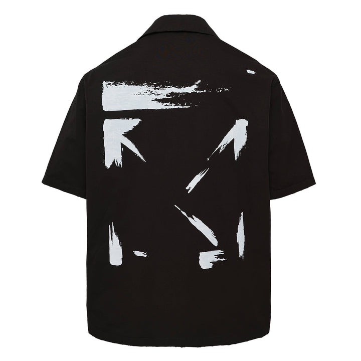 Brush Arrow Poplin Bowling Shirt