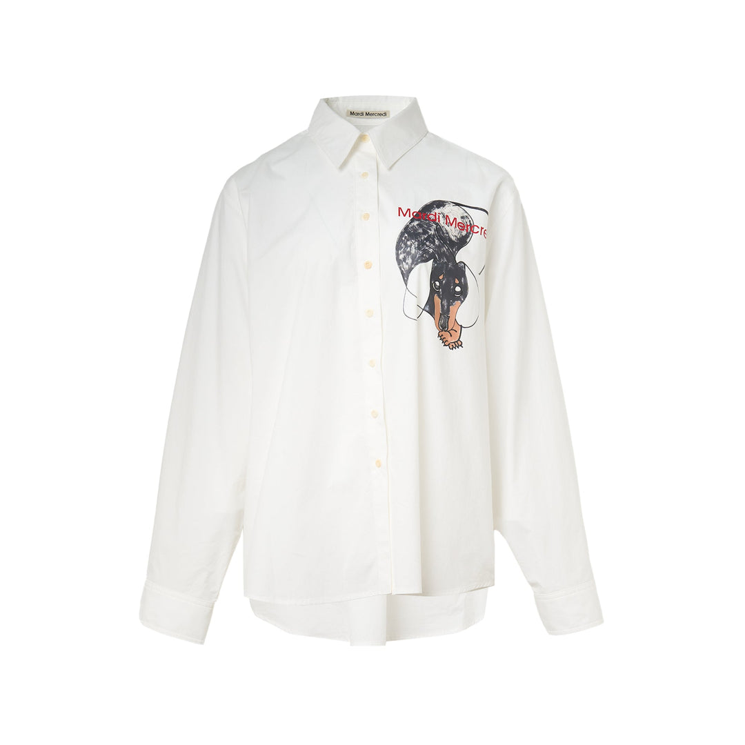 Oversized Shirt Drawing Ch Ddanji Rest