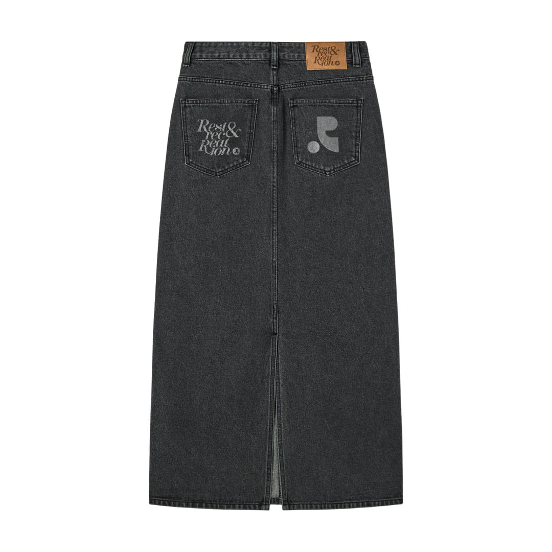 Denim Maxi Skirt