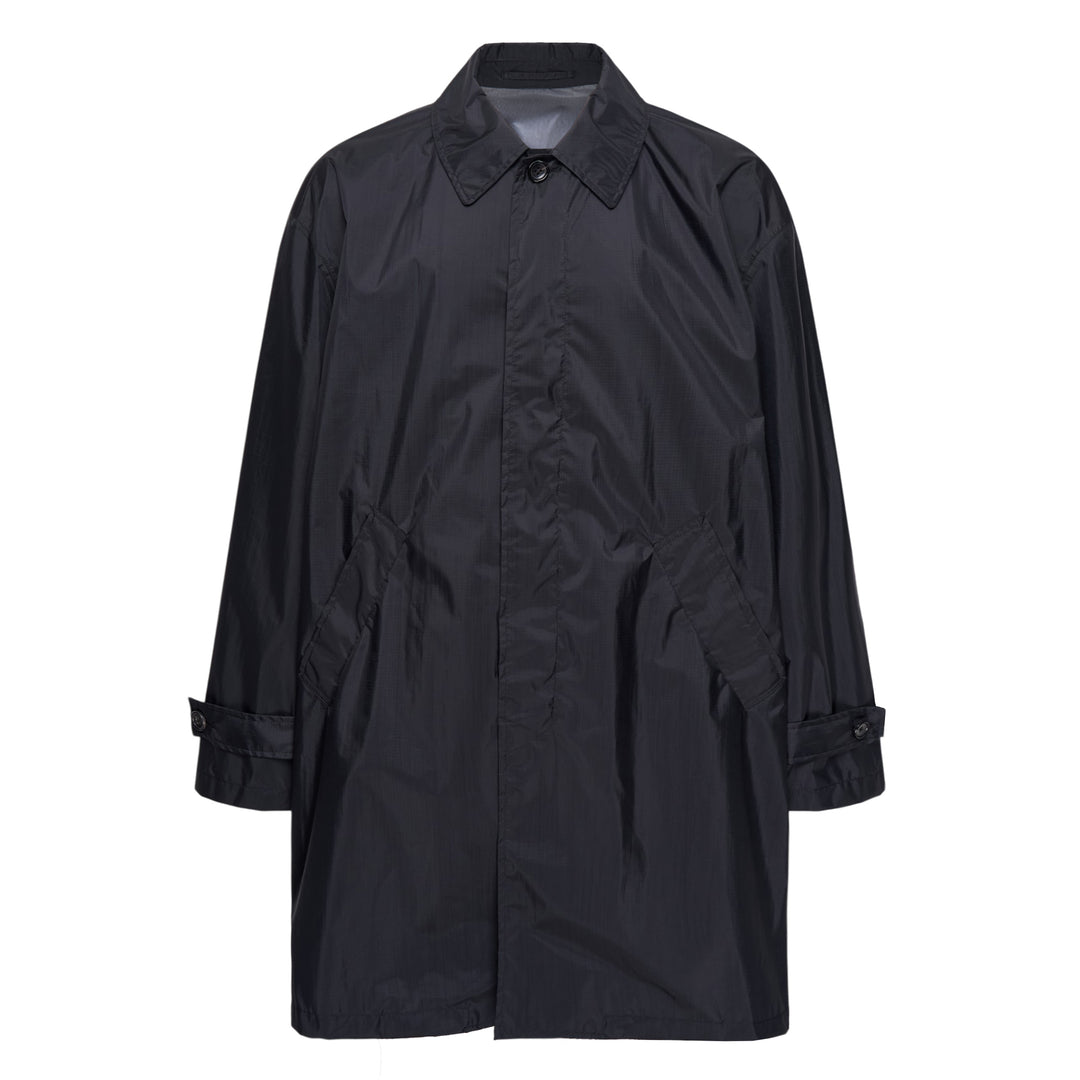 Nylon Balmacaan Coat
