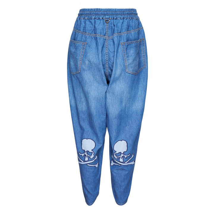 Wide Easy Denim Pants