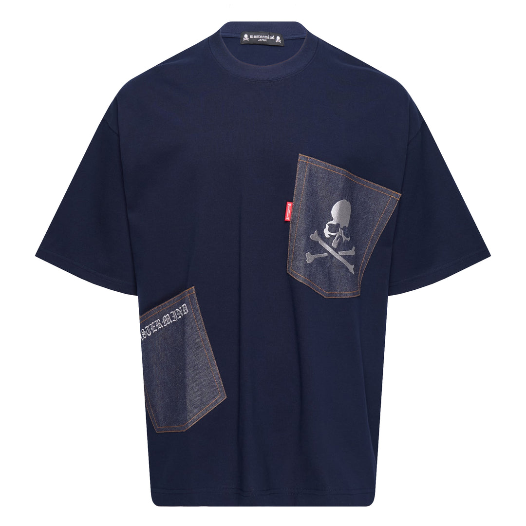 Boxy Fit Denim Pocket Short Sleeve Tee