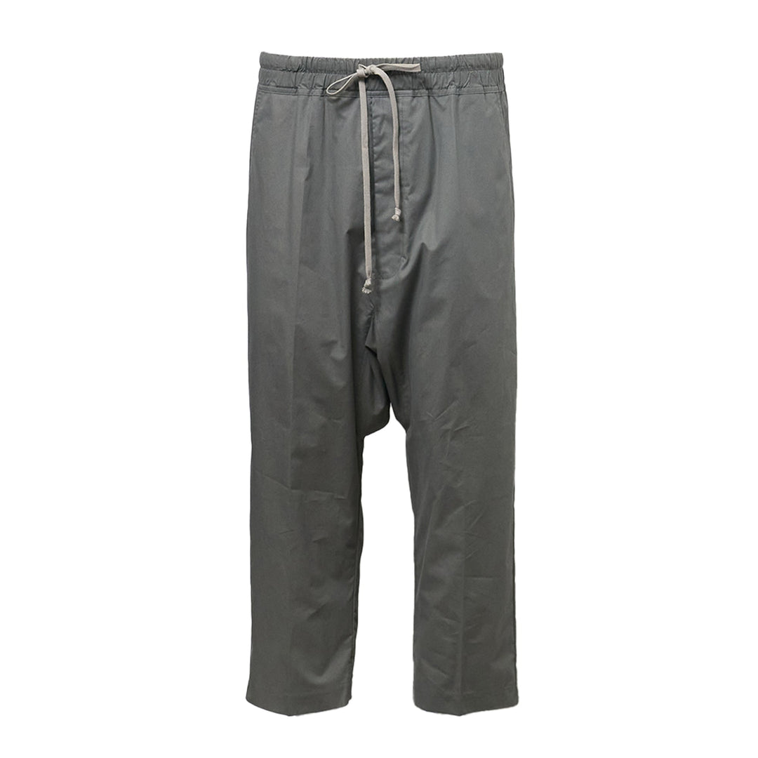Drawstring Cropped Poplin Pants