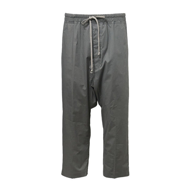Drawstring Cropped Poplin Pants