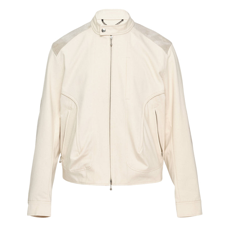 JiyongKim Sun-Bleached Bio Biker Jacket – Available at Club 21, Official Retailer in Singapore, Malaysia & Thailand with Global Shipping Online