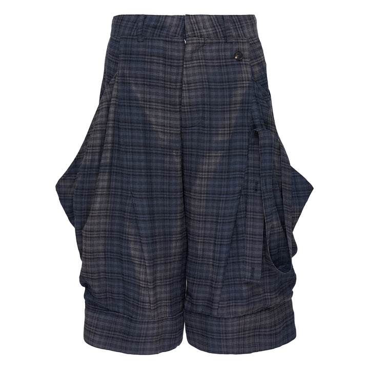 Sun-Bleached Layered Strap Shorts