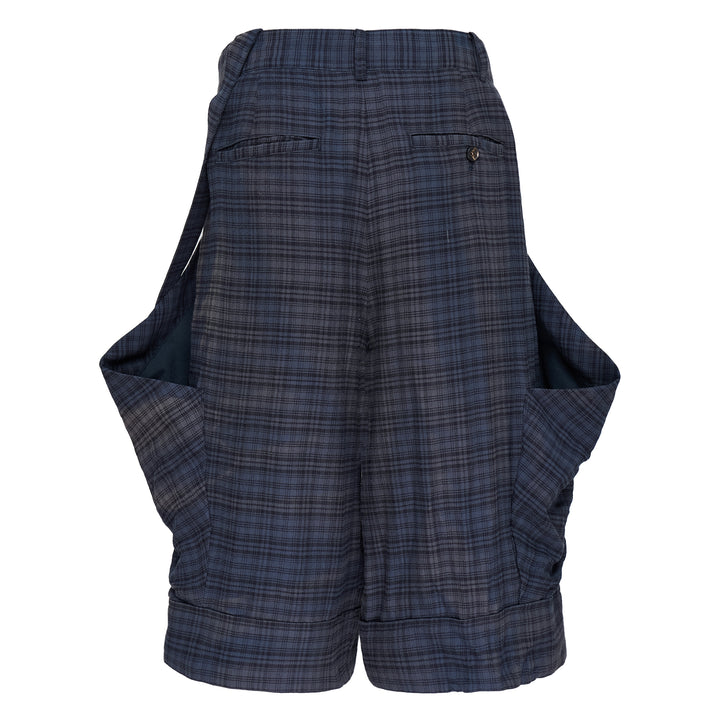 Sun-Bleached Layered Strap Shorts