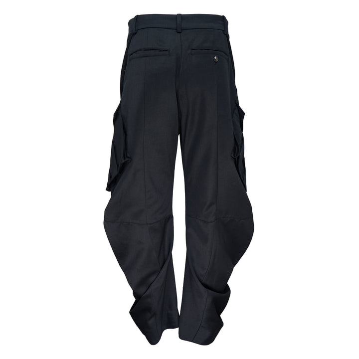 Curved Multi Pocket Trousers