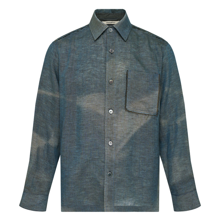 Sun-Bleached Raw Edged Shirt