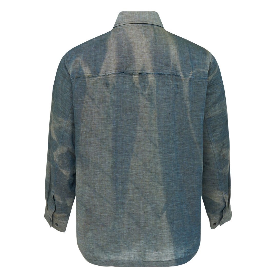 Sun-Bleached Raw Edged Shirt