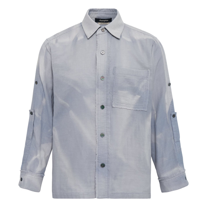 Sun-Bleached Strap Detailed Shirt