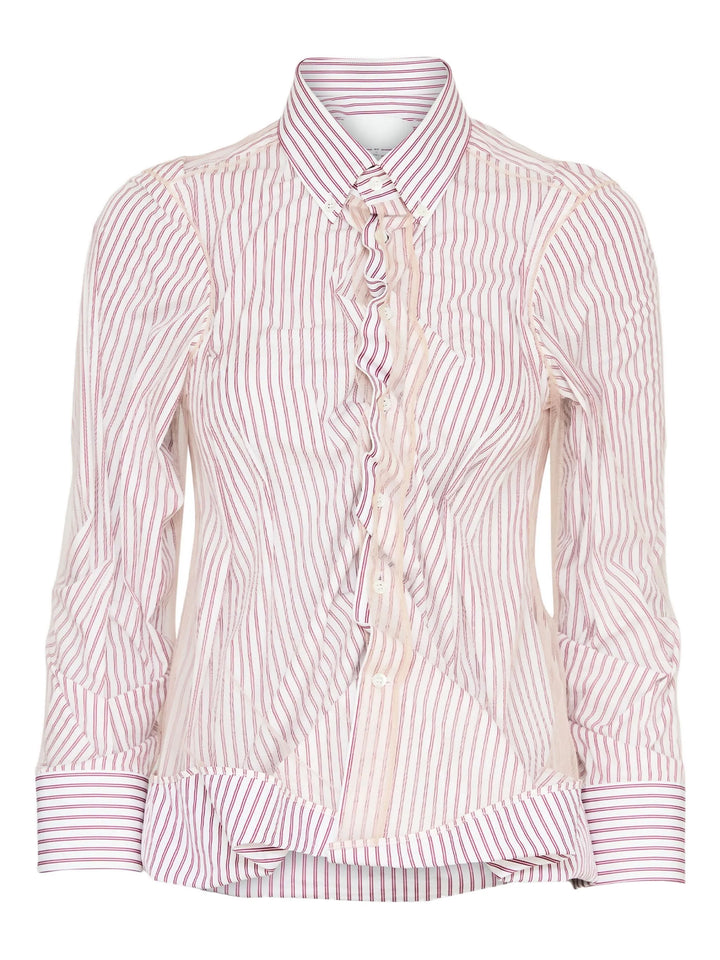 Shirt Tulle Striped Poplin