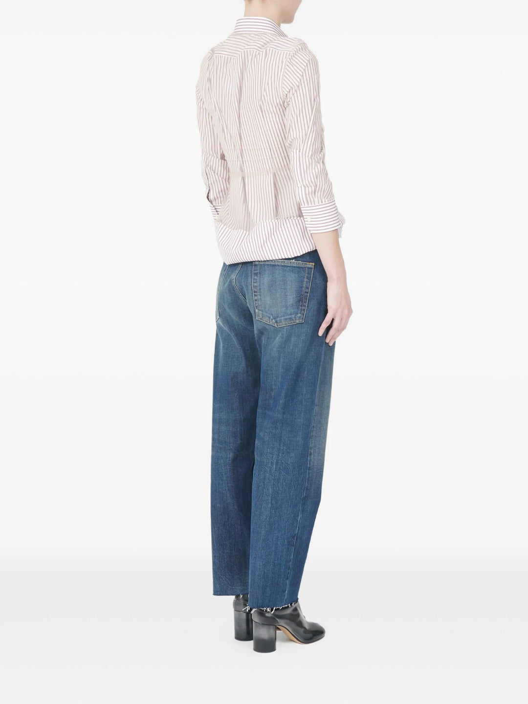 Shirt Tulle Striped Poplin