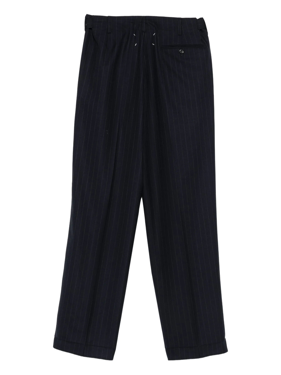 Pinstripe Wool Pants