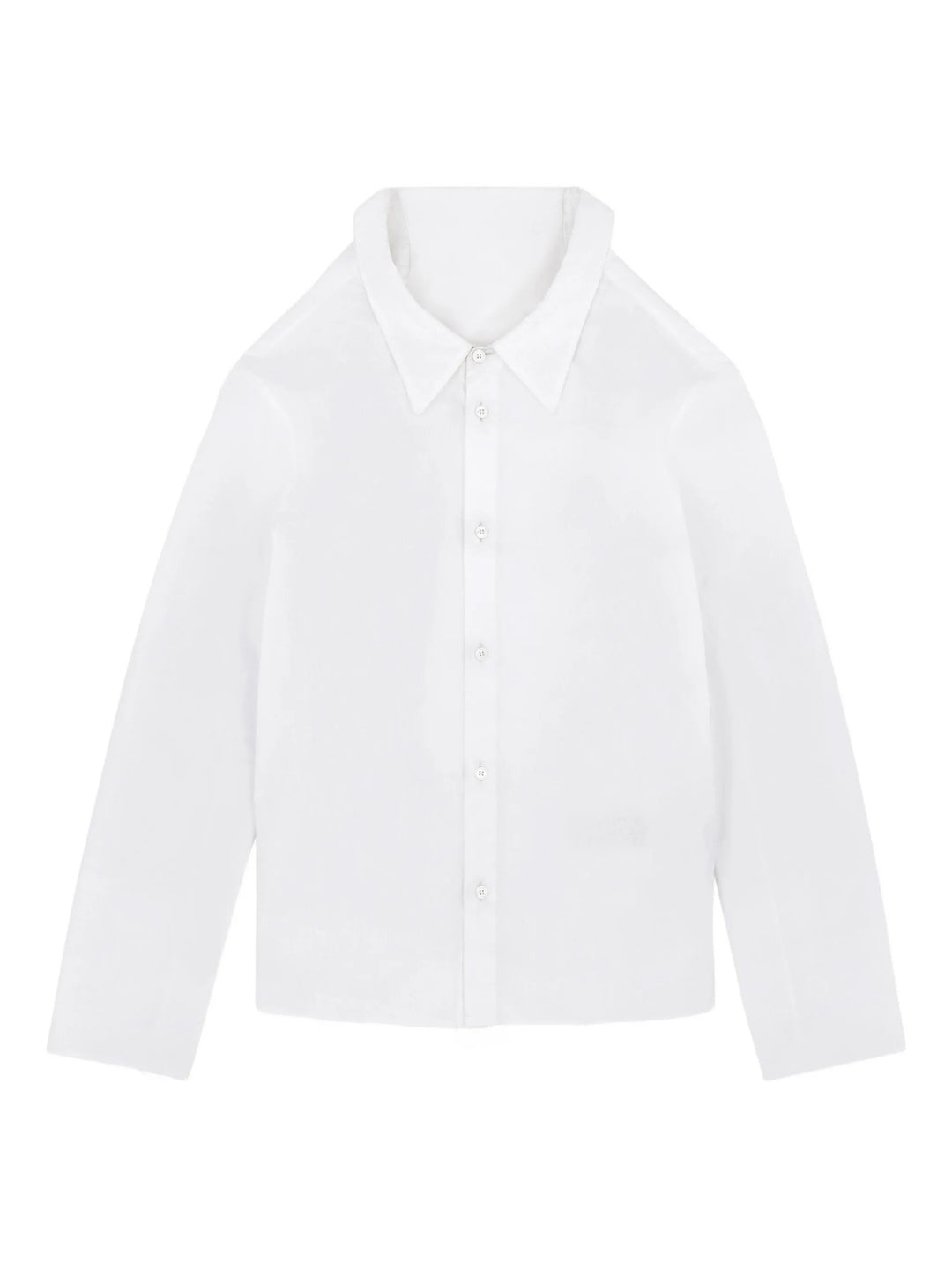 Long-Sleeved Cotton Poplin Shirt
