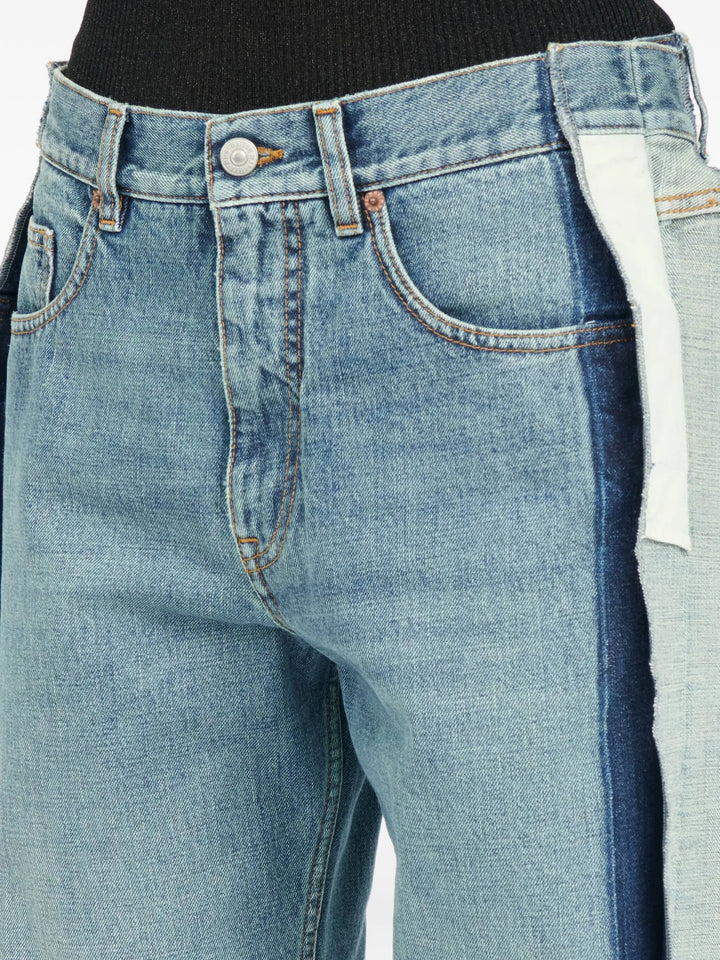 5 Pocket Blue Denim Pants