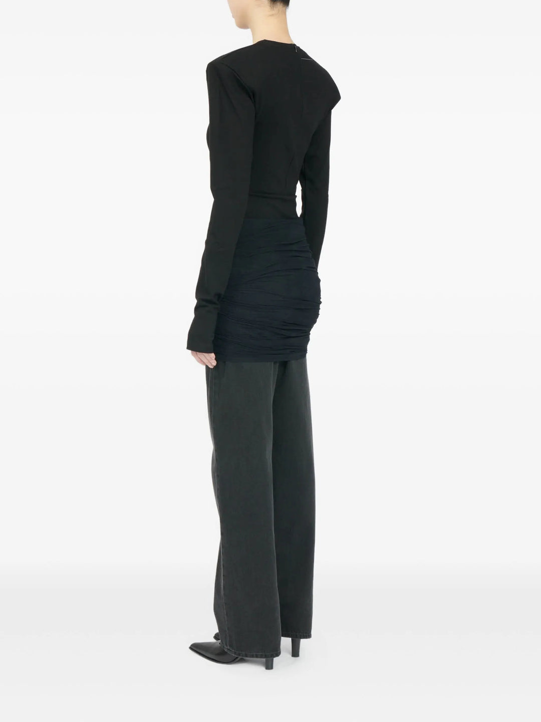 Pants 5 Pockets Black Denim