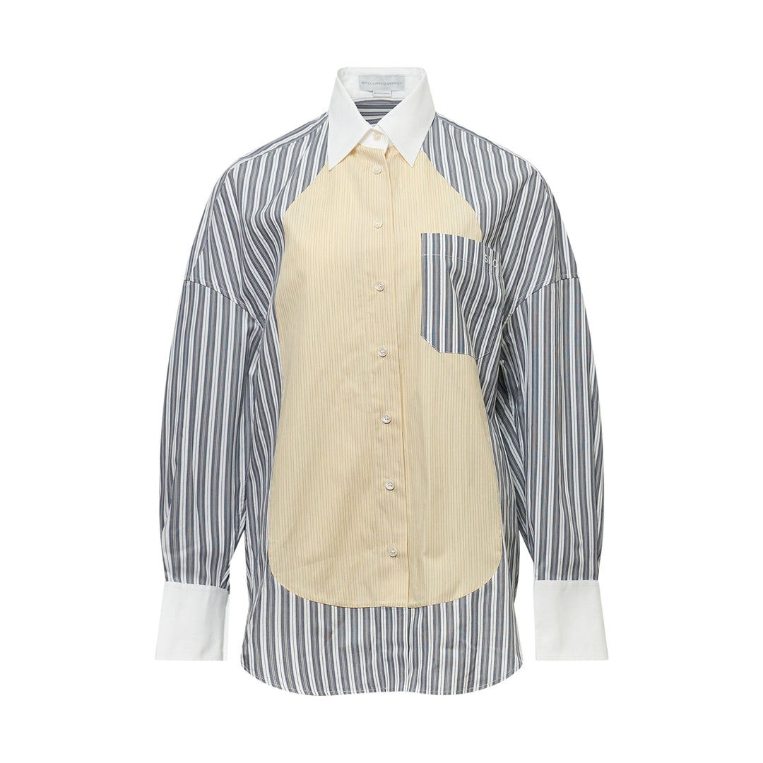 Cotton Mixed Stripe Shirt