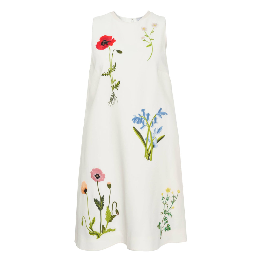 Flower Embroidered Dress