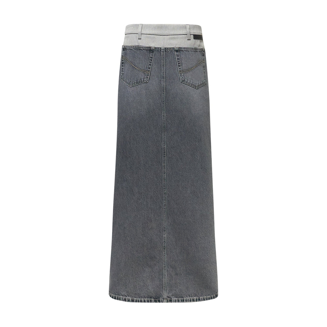 Tailoring Mixed Skirt