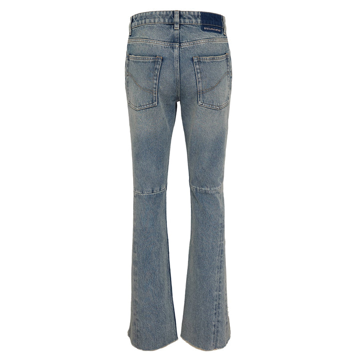 Mid Blue Kick Flare Jeans