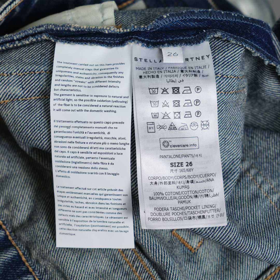 Mid Blue Kick Flare Jeans