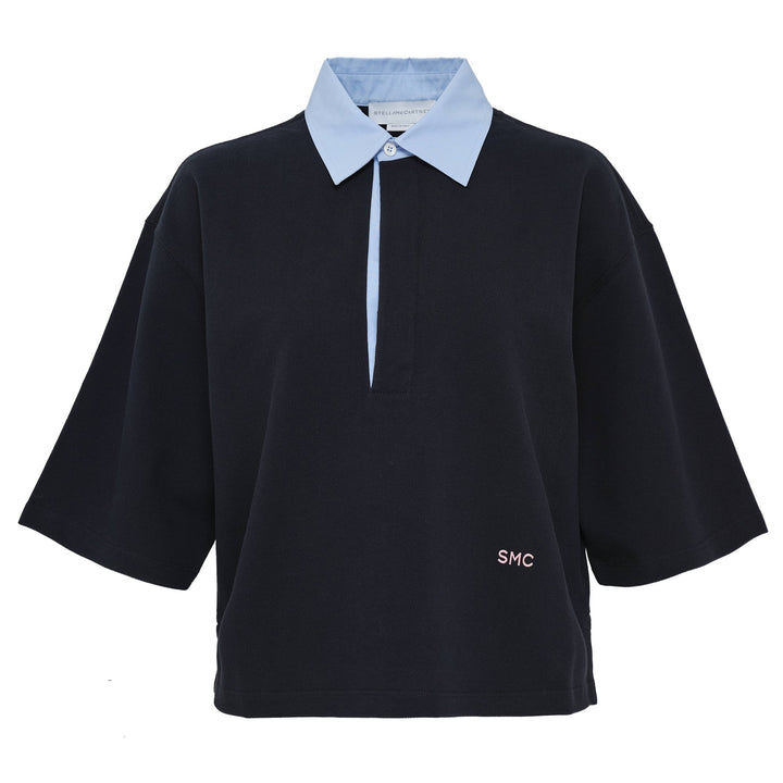 Piquet Polo Cropped T-Shirt