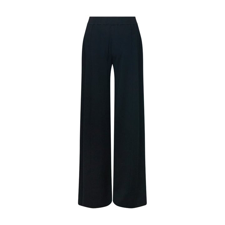 Compact Knit Straight Trousers