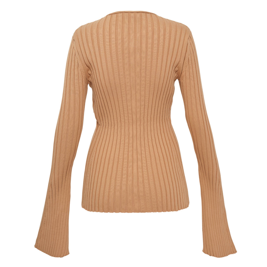 Cotton Ribbed Cardigan