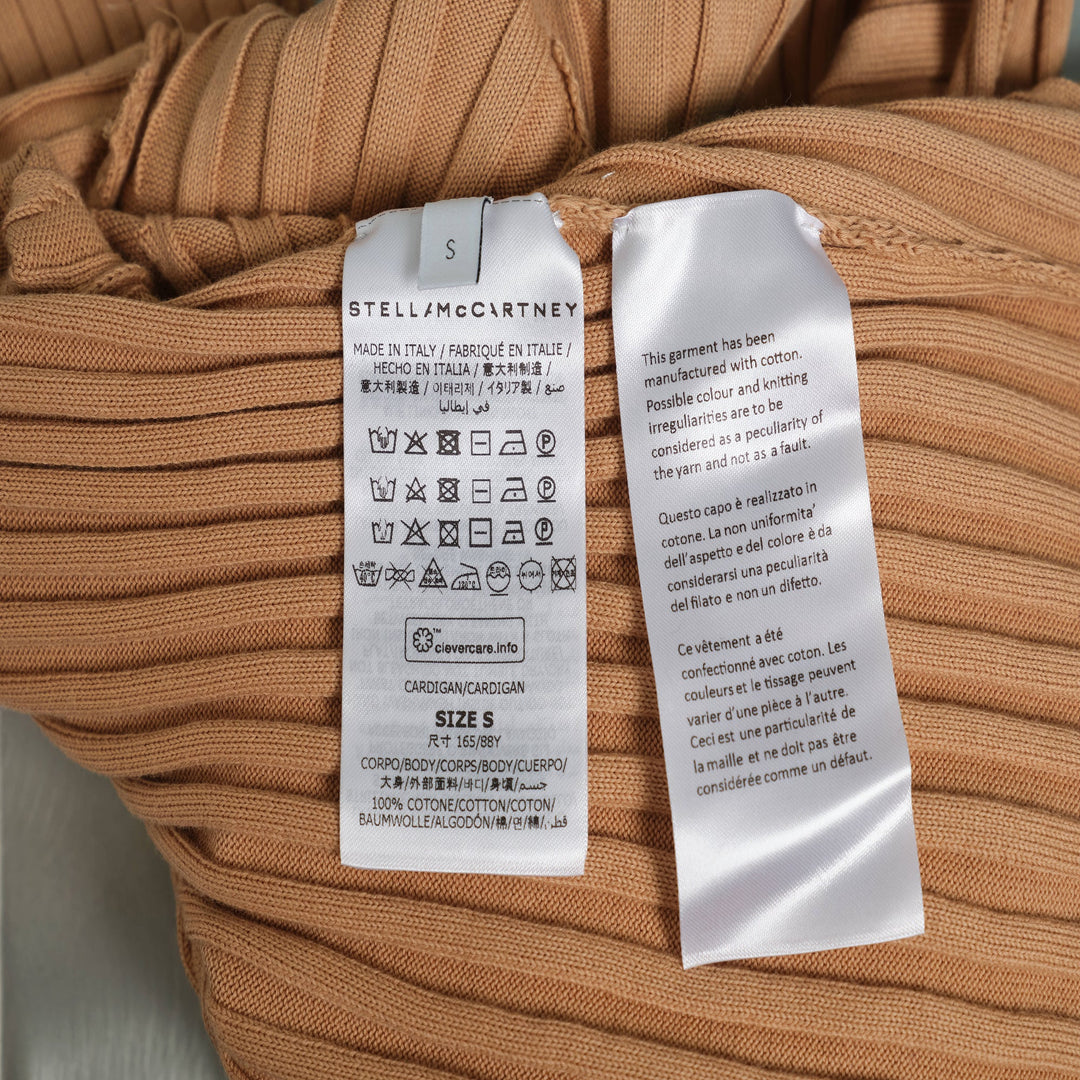 Cotton Ribbed Cardigan