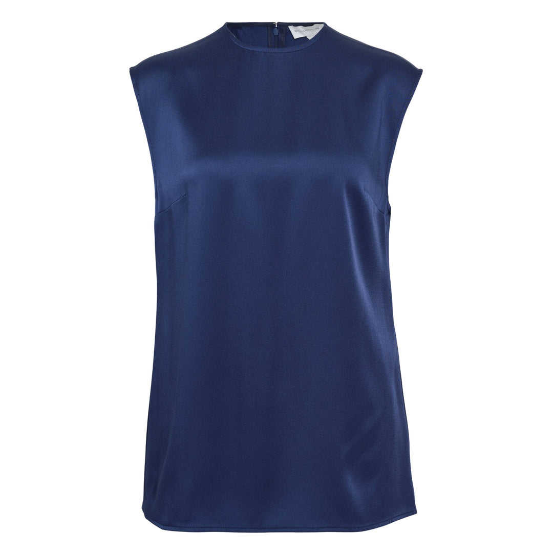 Satin Sleeveless Top
