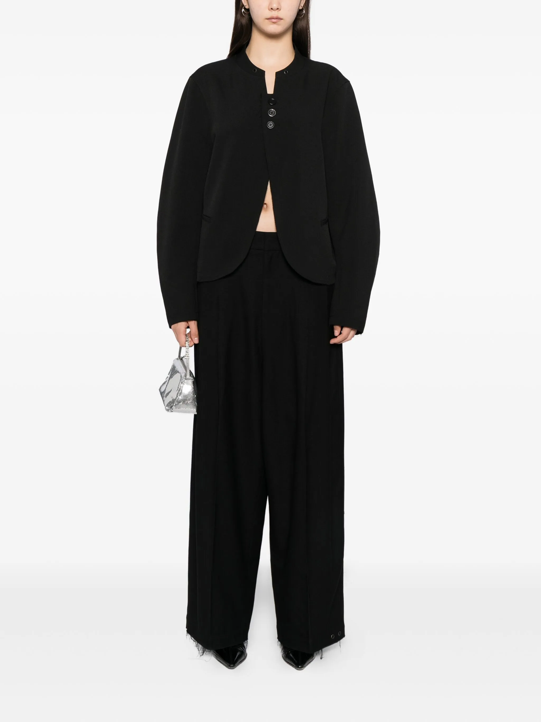 Acceptance Stand Collar Suit Jacket