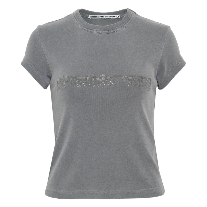 Crystal Hotfix Logo Cotton Baby Tee