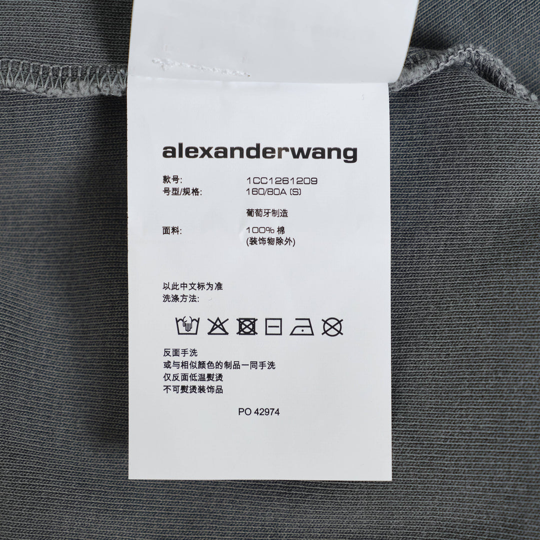 Crystal Hotfix Logo Cotton Baby Tee