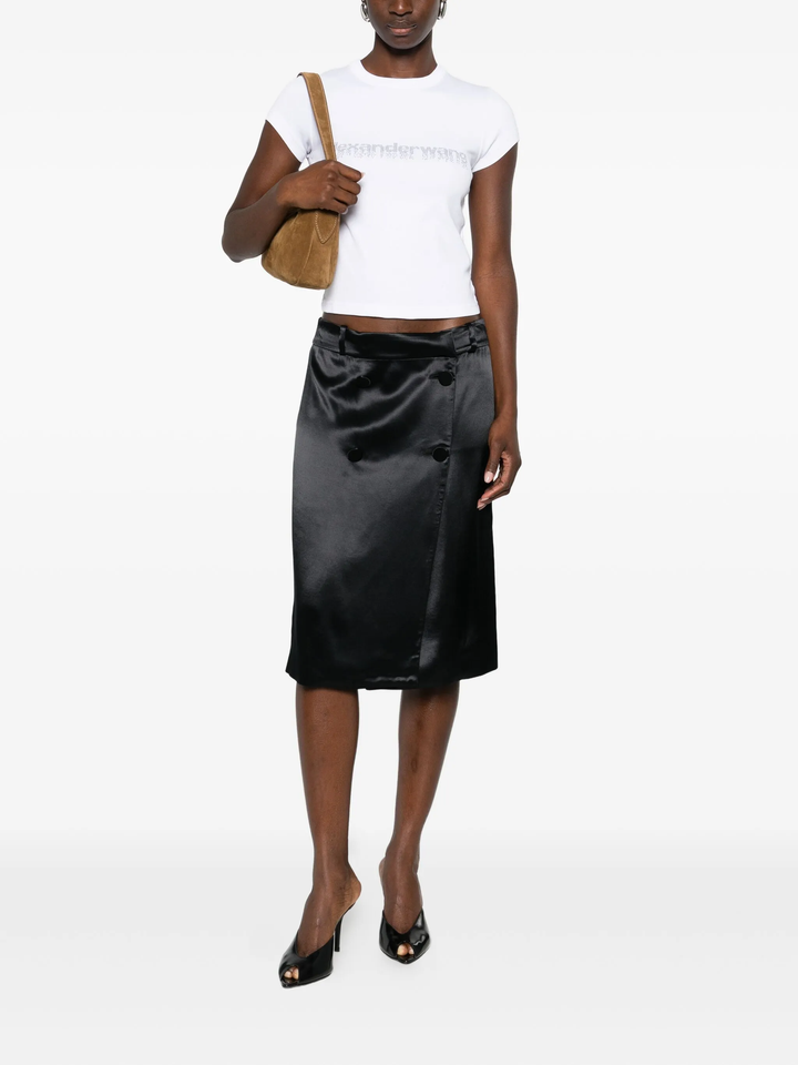 Crystal Degrade Logo Cotton Baby Tee