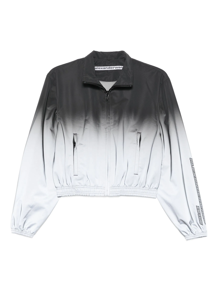 Reflective Shrunken Track Jacket