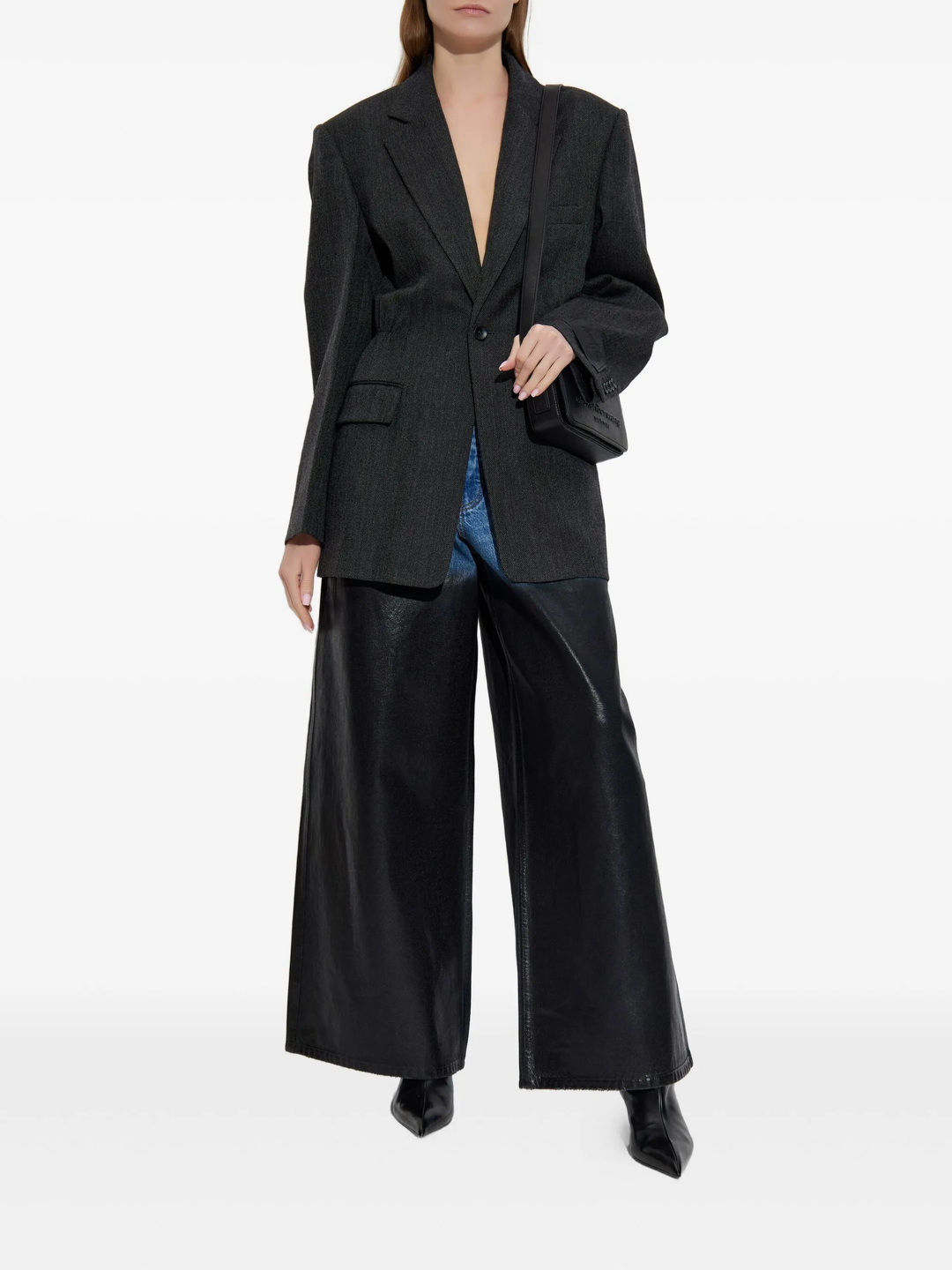 Wool Twill Oversized Blazer