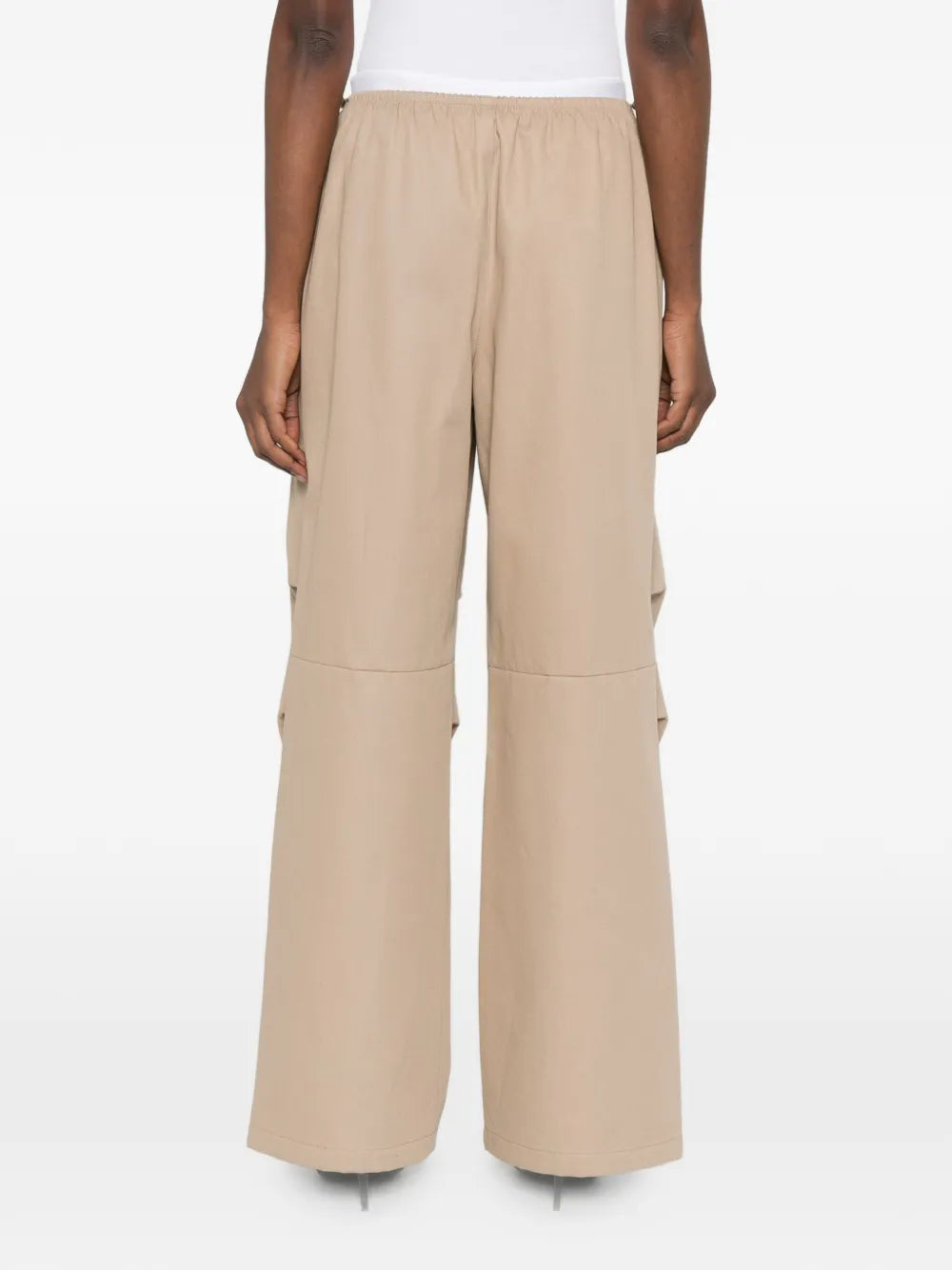 Mid-Rise Logo Elastic Pant