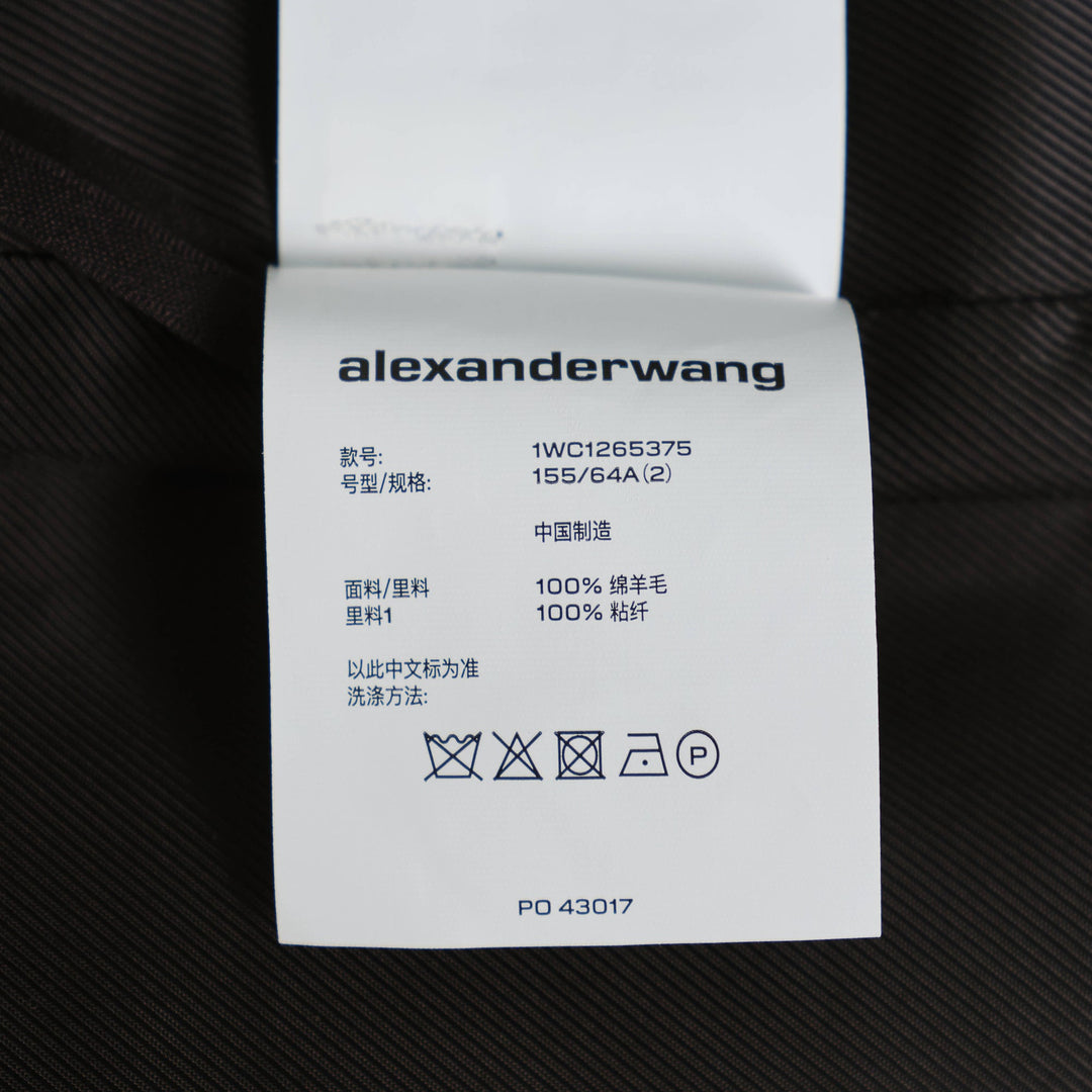 Wool Tailored Mini Skort